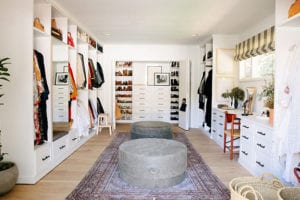 An Eclectic, Boutique-Inspired Closet for Fashion Designer Emily Current