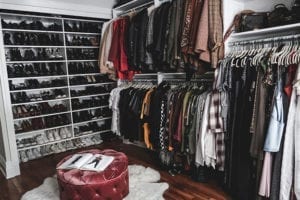 Creating a Wardrobe and Work Space for Fashion Blogger Luanna Perez-Garreaud