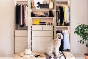 A Clean-lined Closet for Creative Consultant Michelle Adams